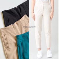 AERUM HIGHWAIST CELANA WANITA KEKINIAN PENSIL SLIM SAKU PASPOL // BAGGY PANTS PREMIUM