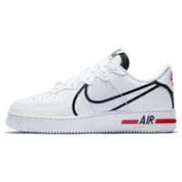 AIR FORCE 1 LOW REACT WHITE BLACK RED