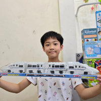 MRT INDONESIA 60cm jumbo Mainan Kereta Api Ceper Tarik mainan Anak Edukatif - Fast Train Edukasi ker