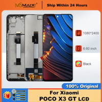 For Xiaomi POCO X3 GT 21061110AG LCD Display Touch Screen Digitizer Replacement Parts For POCO X3GT Screen With Frame