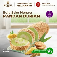 Bolu Menara Pandan Durian - Reguler Pack (600 gr) - Oleh-oleh Khas Medan