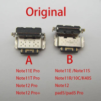 10Pcs Original For Xiaomi Redmi 10C Note 11E 11S 12 11 11T Mi Pad5 Pad 5 5 Pro USB Charging Connector Socket Port