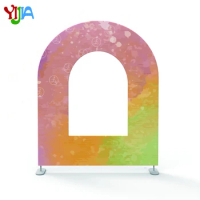Custom Print Frame Arch Support / Stand &amp; Arch Backdrop Cover For Party Fiesta Decoration Photo Booth Background Event Decoratio