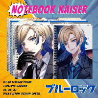 note book anime kaiser blue lock / notebook anime kaiser blue lock / buku catatan anime kaiser blue