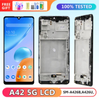 6.6'' A42 5G TFT Display Screen, for Samsung Galaxy A42 5G A426 A426B A426U A426N Lcd Display Touch Screen Digitizer Replacement