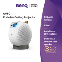 2026BenQ GV50 1080p 500lm Portable Projector with (โปรเจคเตอร์พกพา wifi)8999