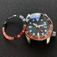 Sloping Ceramic Bezel Insert 38*30.6mm MOD For Seiko brand SKX007 skx011 Divers Replacement of watch accessories parts