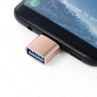 2/4PCS USB C Type C to USB Adapter Thunderbolt 3 Type-C Adapter OTG Cable For Xiaomi Macbook pro Air Samsung S10 S9 USB OTG