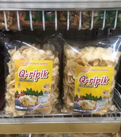 keripik singkong gadung Q-ripik - keripik singkong gadung - camilan singkong asin