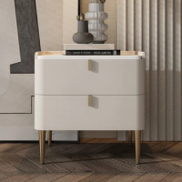 Bedroom Smart Small Table Cofee Dressers Corner Luxury Bedside Table Mobiles White Minimalist Mesa De Noche Furniture WWH40XP
