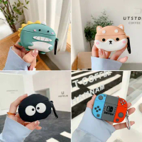 Soft Silicone Earphone Case For Sony WF 1000XM5 TWS Wireless Headphone 3D Cute Cartoon Earbuds Protective Cover Box Accessories