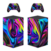Decal Sticker For Xbox Series X Skin Cover For Xbox Series X Console and 2 Controller pvc skins for xbox series X vinyl sticker