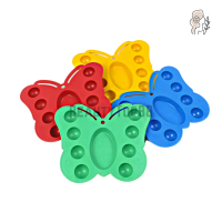 Palet Lukis / Piring Cat Air Kupu Kupu / Tempat Cat Butterfly Acrylic