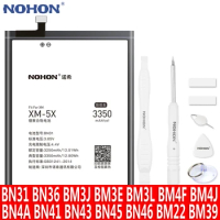 NOHON Battery For Xiaomi Mi 5X 6X 8 9 Lite 5 6 CC9 CC9E A2 A3 Redmi Note 5A 7 8 Pro 4 4X 5 8T Replacement Bateria BN31 BN36 BM3L