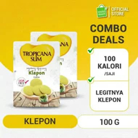 Twin Pack - Tropicana Slim Klepon Cookies (5 Sch) - Snack Bebas Gula, 100 Kalori