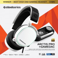SteelSeries 賽睿 Arctis Pro + GameDAC 有線遊戲耳機- 白色 1pc