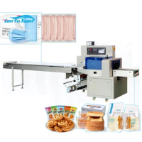 Automatic Pillow Bag Wrapping Packing Machine for Books Pillow Function Bag Packing Machine Automatic Soap Wrapping Machine