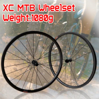 XC 29er Carbon MTB Wheels Super Light 1080g Ratchet Carbon Spoke Boost 15x110 / 12x148 UCI Approved Mountain Wheelset 29