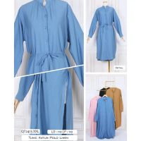 TUNIK KATUN POLO LINEN