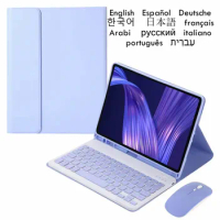 For Samsung Galaxy Tab S9 Case 11 inch SM-X710 with Keyboard Case Magnetic Book Cover for Samsung Galaxy S9 Teclado Tablet Case