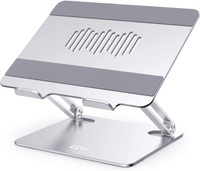 【日本代購】EPN 筆電 平板 支架 鋁合金散熱 最大支援16英吋 銀色