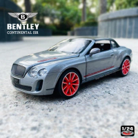 MSZ 1:24 Bentley Continental Supersports ISR Kids Toy Car Die Casting And Toy Car Sound And Light Boy Car Gift Alloy Car Model