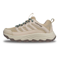 【LOTTO】女 寬楦 CT330 防潑水登山鞋(燕麥色-LT5AWO9321)