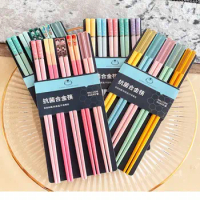 Durable Non-Slip Food Sticks Reusable High Quality Chopsticks PET Chop Sticks Chinese Chopsticks New Tableware Kitchen Tools