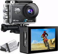 LZD Action Camera 4K30FPS WiFi กล้องกันน้ำ98FT ใต้น้ำกล้องกีฬา2 * แบตเตอรี่และอุปกรณ์เสริมมัลติฟังก์ชั่น Action Camera