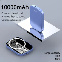 For Samsung S23 S24 Magnetic Wireless Charging Power Bank for IPhone 15 14 Xiaomi HUAWEI Portable Mini External Batter Powerbank