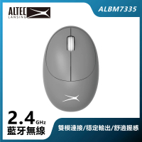 【ALTEC LANSING】超適握感無線滑鼠 ALBM7335 灰
