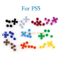 30sets For PlayStation 5 PS5 Controller Plastic Crystal Buttons ABXY D Pad Driection Key Kits Game Accessories