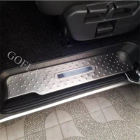 Car Accessories For Nissan Serena C27 2016-2019 LED Door Sill Scuff Plate Sills Protector Welcome Pedal Cover Moulding Sticker