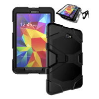 Good Quality For Samsung Galaxy Tab E 9.6 T560 /Tab A 10.1 2016 T580 Full Cover Hybrid Armor Stand Case 30PCS/Lot