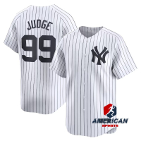 New York Yankees Judge Aaron Baseball Jacket in Gray for Men