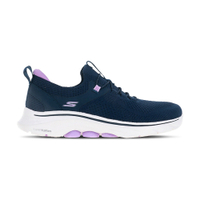 Skechers Go Walk 7-Abie 女鞋 藍紫色 健走鞋 緩震 套入式 針織 休閒鞋125225NVLV