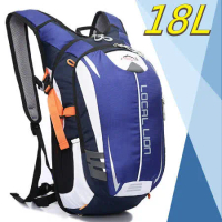 【LOCAL LION】18L 超輕大容量防潑水背包.自行車背包.路跑背包/464 藍