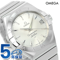 Omega 歐米茄 瑞士頂級腕錶 手錶 品牌 自動上鍊 星座 クロノメーター 38MM 男錶 男用 銀 OMEGA 123.10.38.21.02.001 新品 時計