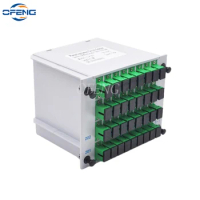 1X32 SC APC PLC Cassette Insertion Type PLC Fiber Optic Coupler Splitter Box FTTH Fiber Optical Box customized
