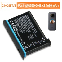 New Replacement Battery CINOSBT/B CINAQBT/A For Insta360 ONE X Insta360 ONE X2 Insta360 ONE X3 Camera Battery 1630mAh