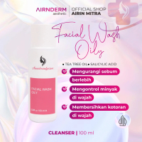 Airnderm Aesthetic Facial Wash Oily Sabun Cuci Muka Airin Beauty Skin Care Kulit Berminyak Berjerawa