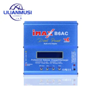 HTRC iMAX B6 AC RC Charger 80W B6AC 6A Balance Charger Digital LCD Screen Li-ion LiFe Nimh Nicd PB Lipo Battery Discharger