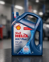 Shell Helix HX7 Plus 5W40 4L Oli Mesin Full Synthetic Mobil Bensin Diesel Original API SN Plus PRODU