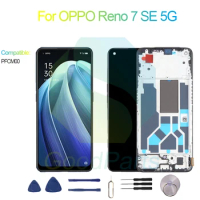 For OPPO Reno 7 SE 5G Screen Display Replacement 2400*1080 PFCM00 Reno 7 SE 5G LCD Touch Digitizer