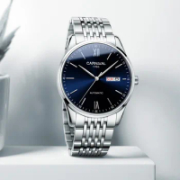 Ultrathin Automatic Watch Luxury Brand CARNIVAL SEIKO Movement Mechanical Watch Men Sapphire Calendar Waterproof Reloj Hombre