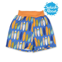 【Splash About 潑寶】Happy Nappy Board Shorts 嬰兒抗UV海灘尿布褲-衝浪小子#XXL-XXL