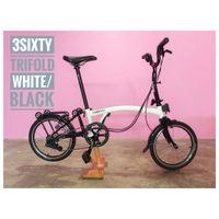 FGFD [SG READY STOCK] 3Sixty Bike 6 Speed Trifold Folding Bicycle (x Pikes Bicycles x Aceoffix)