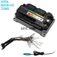 VOTOL EM100GTS 72360S 200A 3kw brushless DC Controller QS Motor Electric motorcycle Motor scooter Intelligent programmable