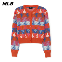 【MLB】女版針織衫 MONOGRAM系列 費城費城人隊(3FKCM0131-10ORS)