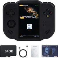 MAGICX Zero 40 64GB Handheld Game Console 4 Inch IPS Retro Portable Game NDS Vertical Arcade Linux S